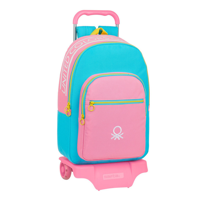 MOCHILA 876 + CARRO 905 BENETTON "COLOR BLOCK" SAFTA21 ENERO 612153160 46*30