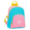 MINI MOCHILA BENETTON "COLOR BLOCK" SAFTA21 ENERO 612153846 30*25