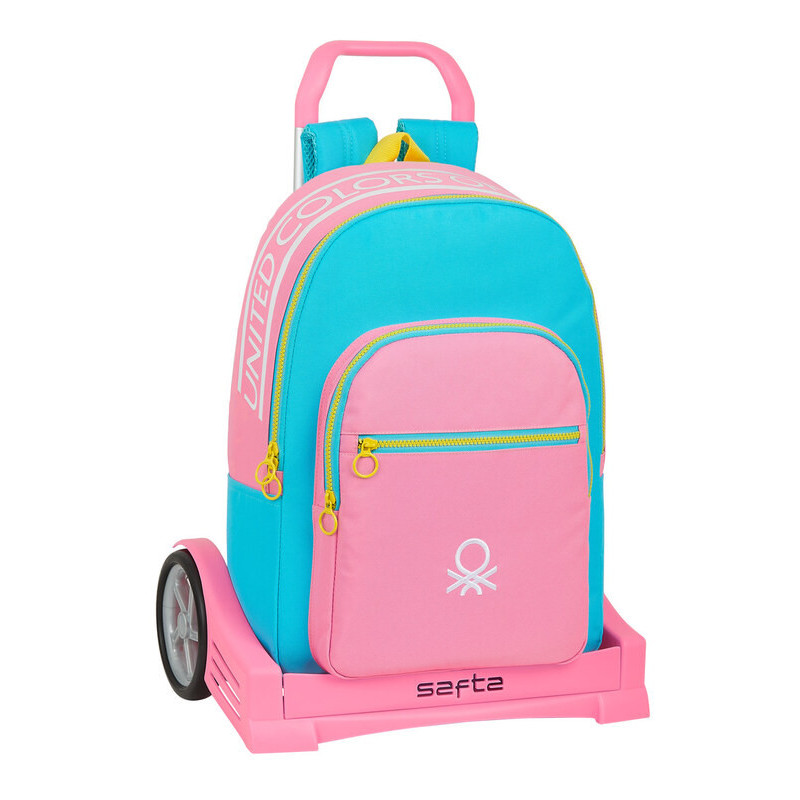 MOCHILA 876 + CARRO EVOLUTION BENETTON "COLOR BLOCK" SAFTA21 ENERO 612153860 46*30