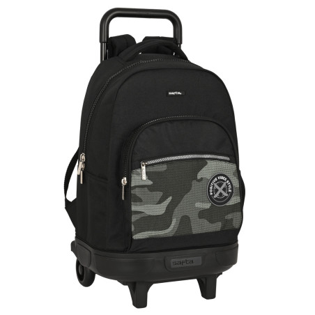 MOCHILA GDE. C/RUEDAS COMPACT EXTRAIBLE SAFTA "STONE" 642352918 SAFTA24 VAC 33*45