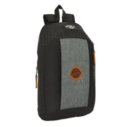 MINI MOCHILA CREMALLERA VERTICAL RECICL. BLACKFIT8 "OLD SCHOOL" SAFTA25 ENERO 642345821