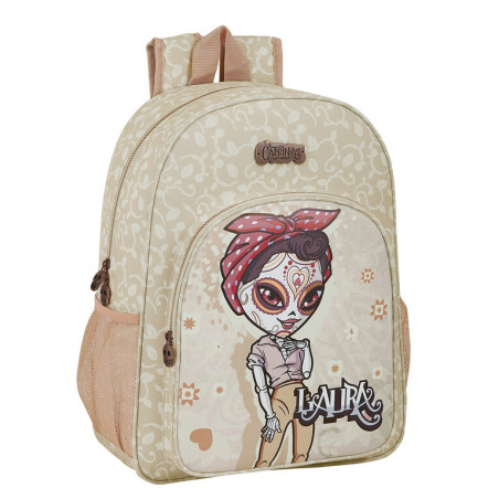 MOCHILA DE 33 CM ADAPTABLE CATRINAS "LAURA" SAFTA21 ENERO 612162L180 42*33
