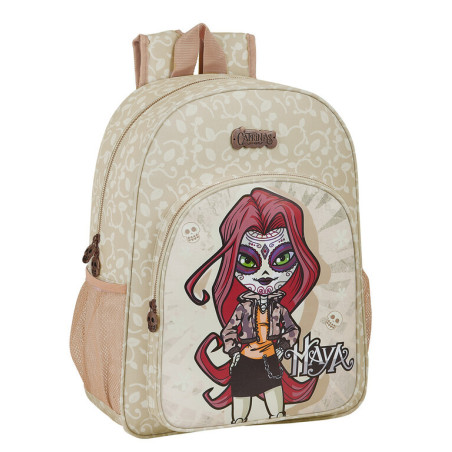 MOCHILA DE 33 CM ADAPTABLE CATRINAS "MAYA" SAFTA21 ENERO 612162Y180 42*33