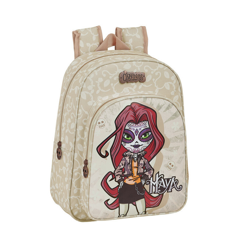 MOCHILA INFANTIL ADAPTABLE CATRINAS "MAYA" SAFTA21 ENERO 612162Y185 34*26