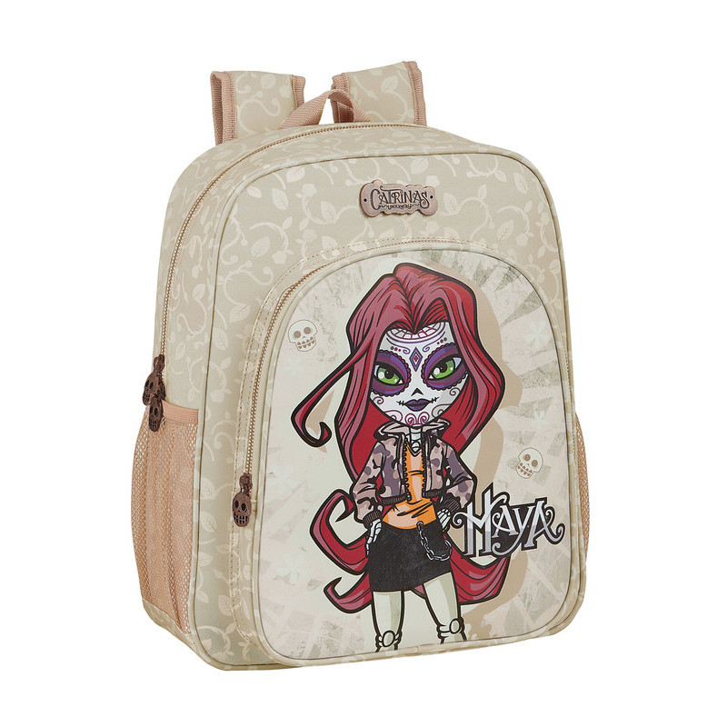MOCHILA JUNIOR ADAPTABLE CATRINAS "MAYA" SAFTA21 ENERO 612162Y640 38*32