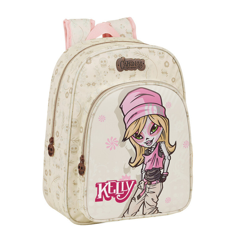 MOCHILA INFANTIL ADAPTABLE CATRINAS "KELY" SAFTA21 ENERO 612163K185 34*26