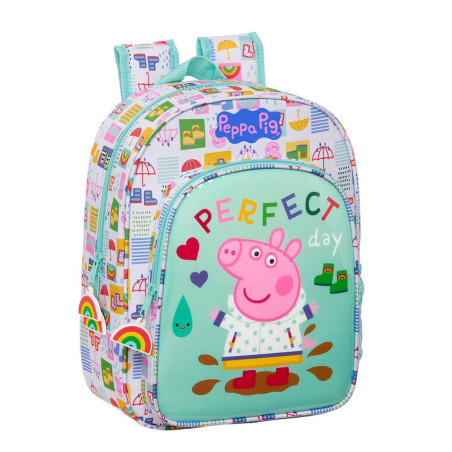 MOCHILA INFANTIL ADAPTABLE PEPPA PIG SAFTA21 ENERO 612172185 34*26