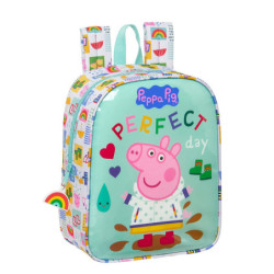 MOCHILA GUARDERIA ADAPTABLE PEPPA PIG SAFTA21 ENERO 612172232 27*22
