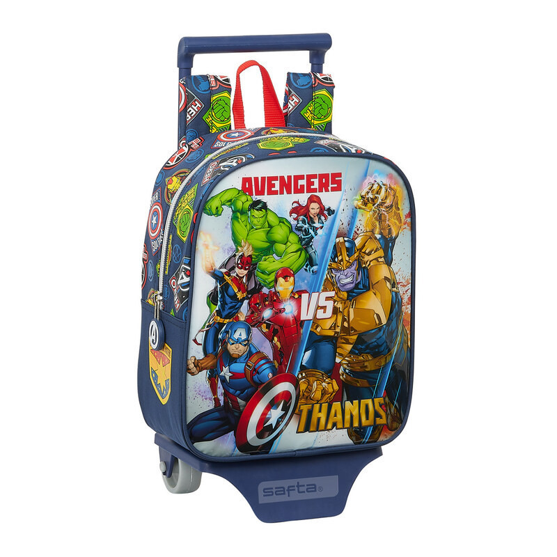 MOCHILA 232+CARRO 805 AVENGERS "HEROES VS THANOS" SAFTA21 ENERO 612179280 28*22