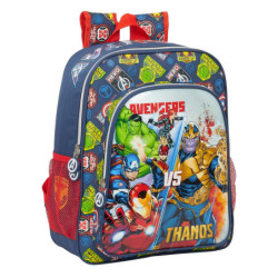 MOCHILA JUNIOR ADAPTABLE AVENGERS "HEROES VS THANOS" SAFTA21 ENERO 612179640 38*32