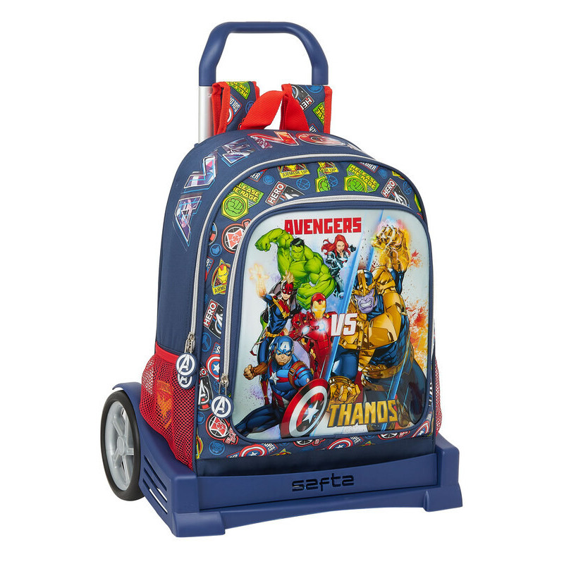 MOCHILA 522+CARRO EVOLUTION AVENGERS "HEROES VS THANOS" SAFTA21 ENERO 612179860 42*32