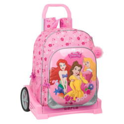 MOCHILA 180+CARRO EVOLUTION PRINCESS DISNEY "EXPRESS YOURSELF" SAFTA21 ENERO 612180860 42*33