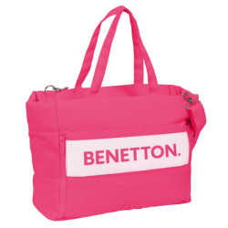 BOLSO CON BOLSILLO PARA PORTATIL 14,1'' BENETTON "RASPBERRY" SAFTA23 ENERO 642316293
