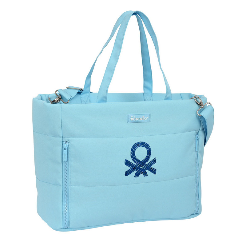 BOLSO CON BOLSILLO PARA PORTATIL 14,1'' BENETTON "SEQUINS" SAFTA23 ENERO 642315293