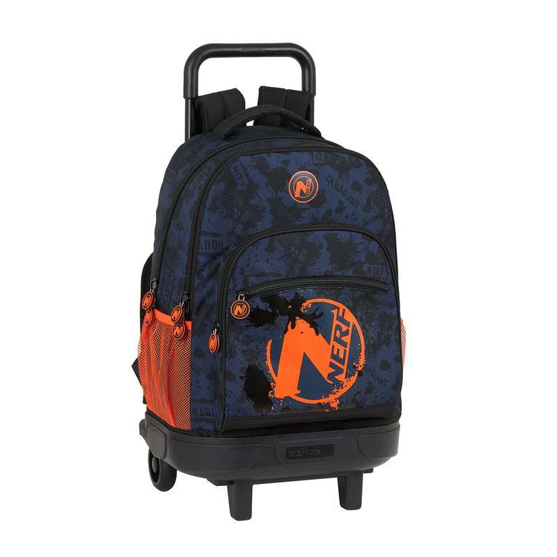 MOCHILA GRANDE C/RUEDAS COMPACT EXTRAIBLE NERF SAFTA21 ENERO 622005918