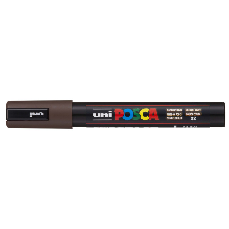 MARCADOR UNI-BALL POSCA PC-5M PUNTA REDONDA 1,8-2,5MM MARRON OSCURO -22- 300046000