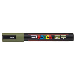 MARCADOR UNI-BALL POSCA PC-5M PUNTA REDONDA 1,8-2,5MM VERDE KAKI -7- 300053000