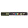 MARCADOR UNI-BALL POSCA PC-5M PUNTA REDONDA 1,8-2,5MM VERDE KAKI -7- 300053000