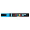 MARCADOR UNI-BALL POSCA PC-5BR AZUL CLARO -8- PUNTA MEDIA SEMIFLEXIBLE 1-4MM