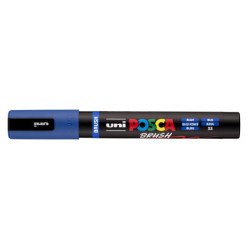 MARCADOR UNI-BALL POSCA PC-5BR AZUL -33- PUNTA MEDIA SEMIFLEXIBLE 1-4MM