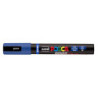 MARCADOR UNI-BALL POSCA PC-5BR AZUL -33- PUNTA MEDIA SEMIFLEXIBLE 1-4MM
