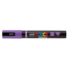 MARCADOR UNI-BALL POSCA PC-5BR VIOLETA -12- PUNTA MEDIA SEMIFLEXIBLE 1-4MM