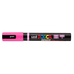 MARCADOR UNI-BALL POSCA PC-5BR ROSA -13- PUNTA MEDIA SEMIFLEXIBLE 1-4MM