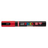MARCADOR UNI-BALL POSCA PC-5BR ROJO -15- PUNTA MEDIA SEMIFLEXIBLE 1-4MM