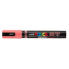 MARCADOR UNI-BALL POSCA PC-5BR ROSA CORAL -66- PUNTA MEDIA SEMIFLEXIBLE 1-4MM