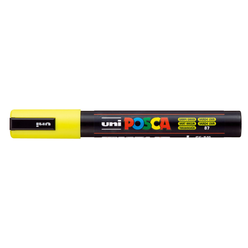 MARCADOR UNI-BALL POSCA PC-5M PUNTA REDONDA 1,8-2,5MM VERDE UVA -87- 319400000