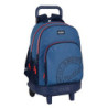 MOCHILA GDE C/RUEDAS COMPACT EXTRAIBLE RECICLABLE BLACKFIT8 "STAMP" 642242918 45*33 SAFTA22