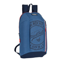 MINI MOCHILA BOLSILLO VERTICAL RECICLAB. BLACKFIT8 "STAMP" 642242821 39*22 SAFTA22