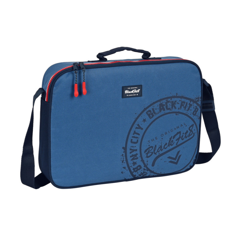 BANDOLERA EXTRAESCOLARES RECICLABLE BLACKFIT8 "STAMP" 642242385 28*38 SAFTA22