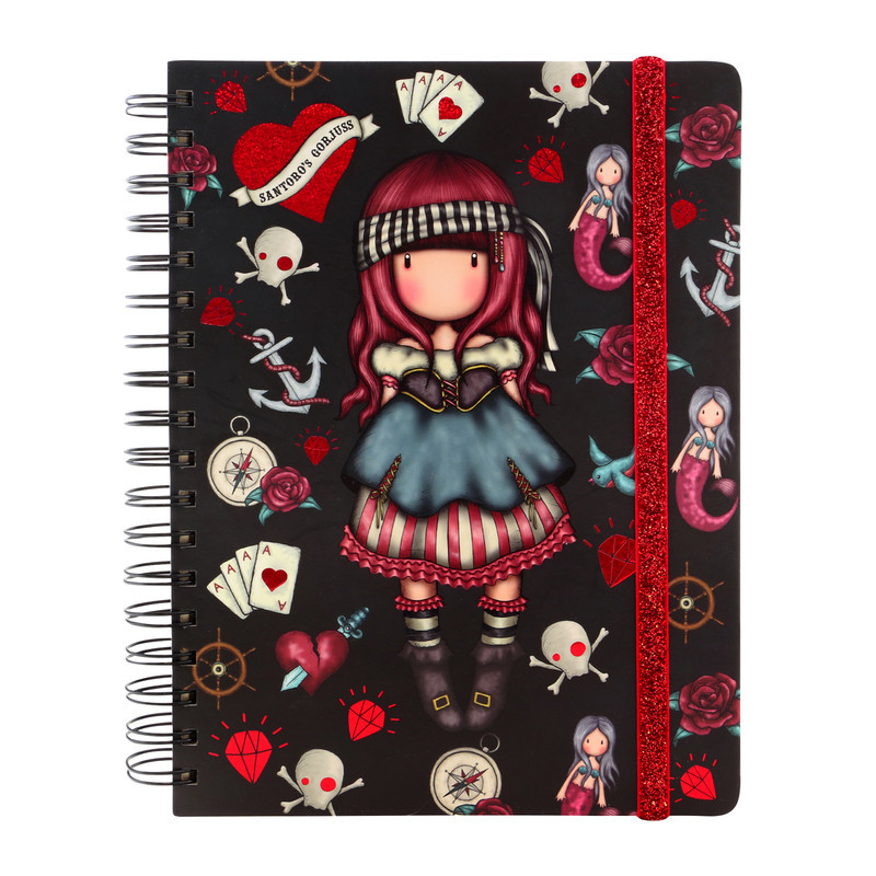 DIARIO GRANDE CON ANILLAS GORJUSS "MARY ROSE" SAFTA21 ENERO 767GJ05 20*24