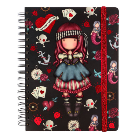 DIARIO GRANDE CON ANILLAS GORJUSS "MARY ROSE" SAFTA21 ENERO 767GJ05 20*24