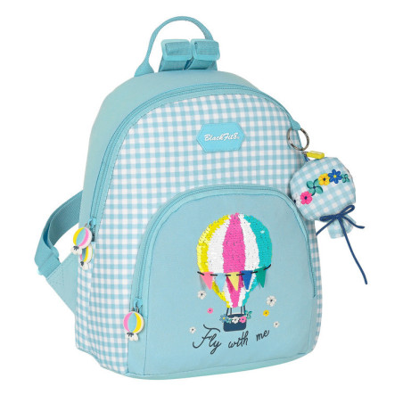 MINI MOCHILA RECICLABLE BLACKFIT8 "FLY WITH ME" 642239846 30*25 SAFTA22