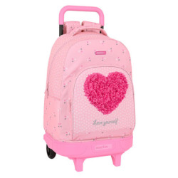 MOCHILA GDE. C/RUEDAS COMPACT EXT.SIMPLE SAFTA "CORAZON" SAFTA23 ENERO 642227918