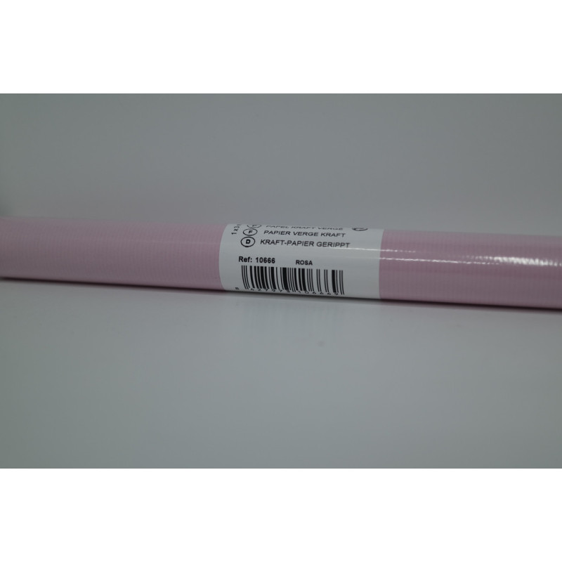 PAPEL KRAFT VERJURADO 70G NEFERTITI ROSA CHICLE 1*3M SADIPAL 10666