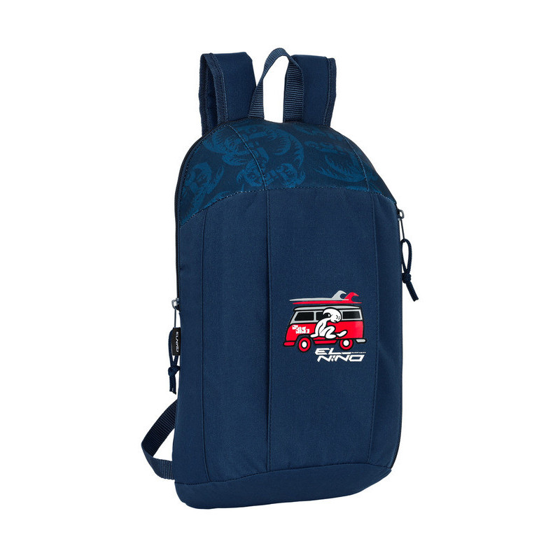 MINI MOCHILA BOLSILLO VERTICAL EL NIÑO "VAN TRIP" 642219821 39*22 SAFTA22