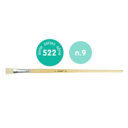 PINCEL MILAN 522 PELO CERDA CHUNKING PLANO PARA OLEO SERIE 522 Nº 9 UNIDAD