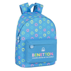 MOCHILA PARA PORTATIL 14,1" BENETTON "HOOP" 642214819 41*31 SAFTA22