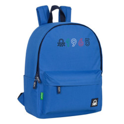 MOCHILA PARA PORTATIL 14,1" BENETTON "CLASSIC BLUE" 642213902 40*31 SAFTA22