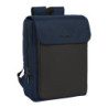 MOCHILA CON SOLAPA PORTATIL 13,3''+USB SAFTA BUSINESS "DARK BLUE" SAFTA26 642201359 39X29 UNIDAD