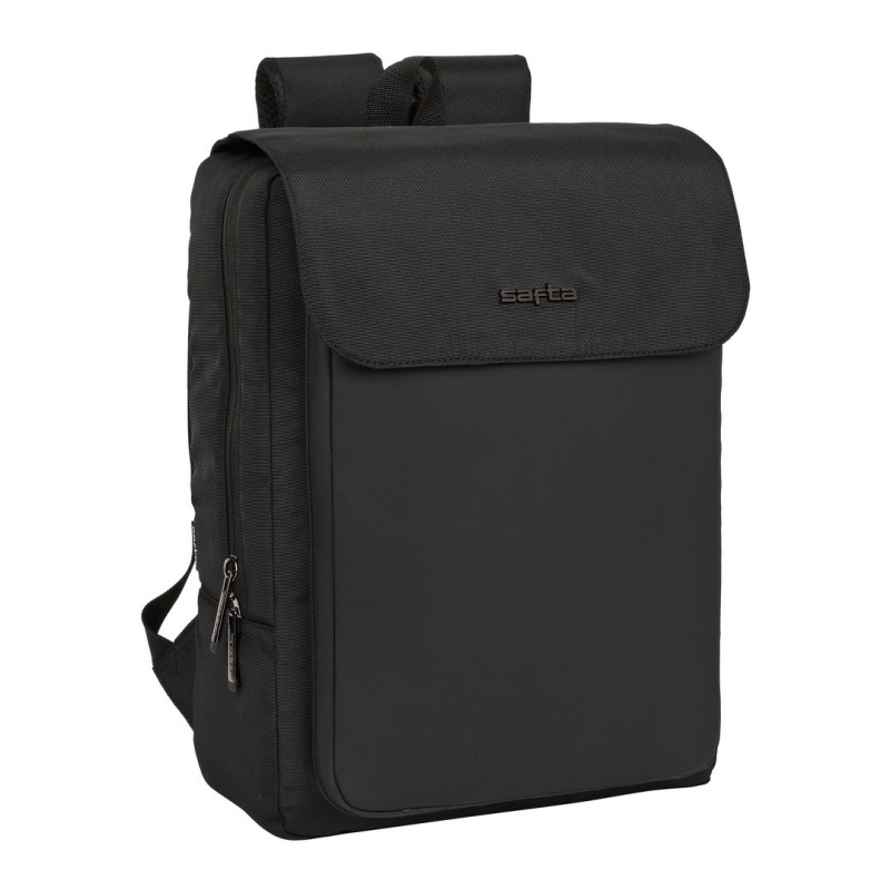 MOCHILA CON SOLAPA PORTATIL 13,3''+USB SAFTA BUSINESS "BLACK" SAFTA26 642200359 39X29 UNIDAD