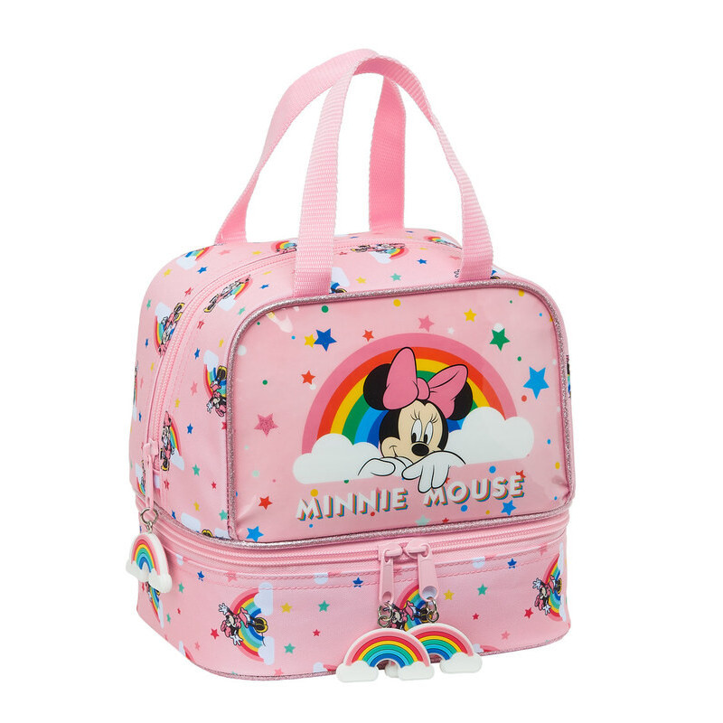 PORTAMERIENDAS MINNIE MOUSE RAINBOW SAFTA21 ENERO 812112040 20*20