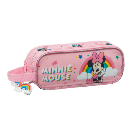 PORTATODO DOBLE MINNIE MOUSE RAINBOW SAFTA21 ENERO 812112513 8*21