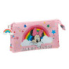 PORTATODO TRIPLE MINNIE MOUSE RAINBOW SAFTA21 ENERO 812112744 12*22