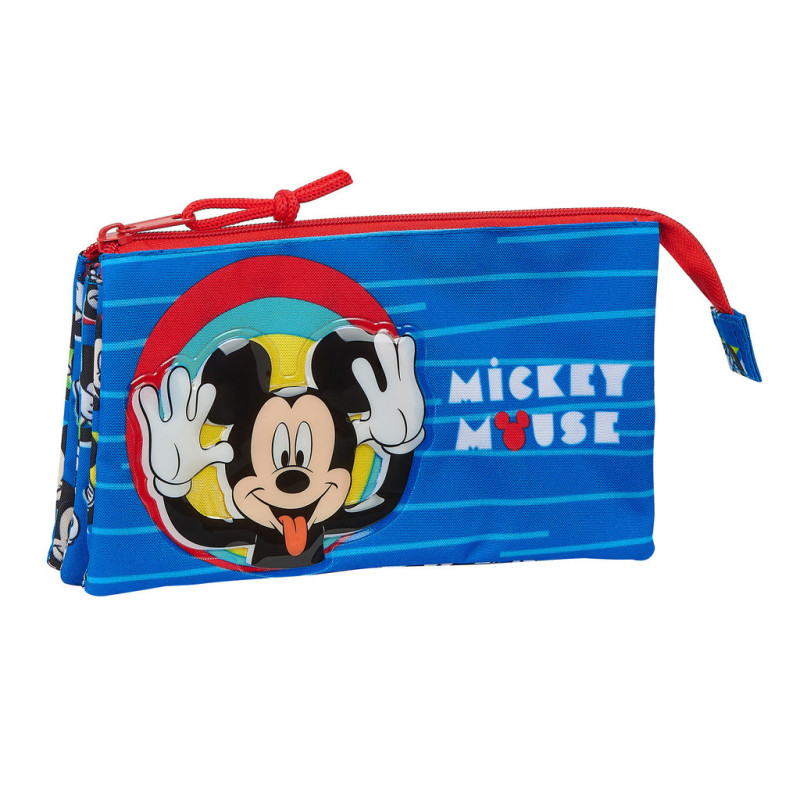 PORTATODO TRIPLE MICKEY MOUSE "ME TIME" SAFTA21 ENERO 812114744 12*22