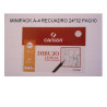 PAPEL MARCA MAYOR CANSON DIBUJO LINEAL MINIPACK A-4 24*32 RECUADRO 150GR 10H