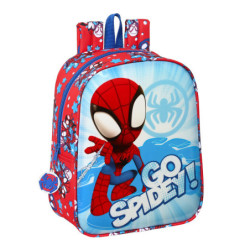 MOCHILA GUARDERIA ADAPTABLE SPIDEY 642132232 27*22 SAFTA22